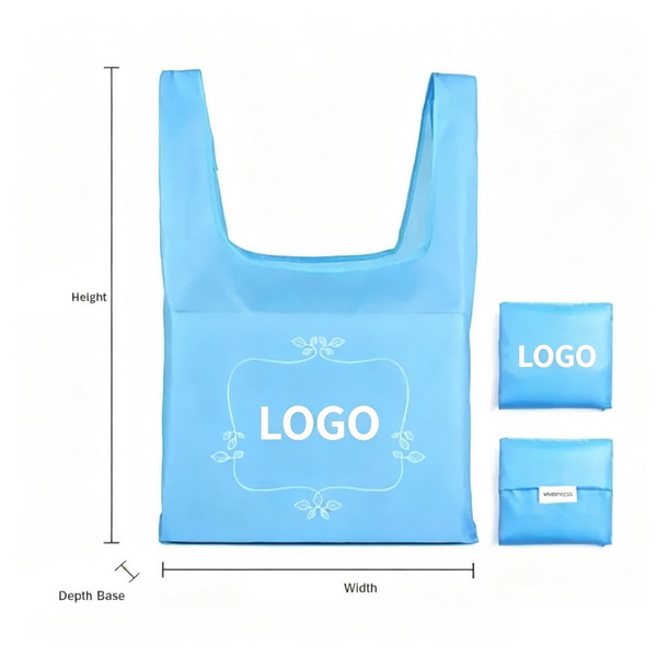 Portable Foldable Polyester Shopping Hand Tote Bag